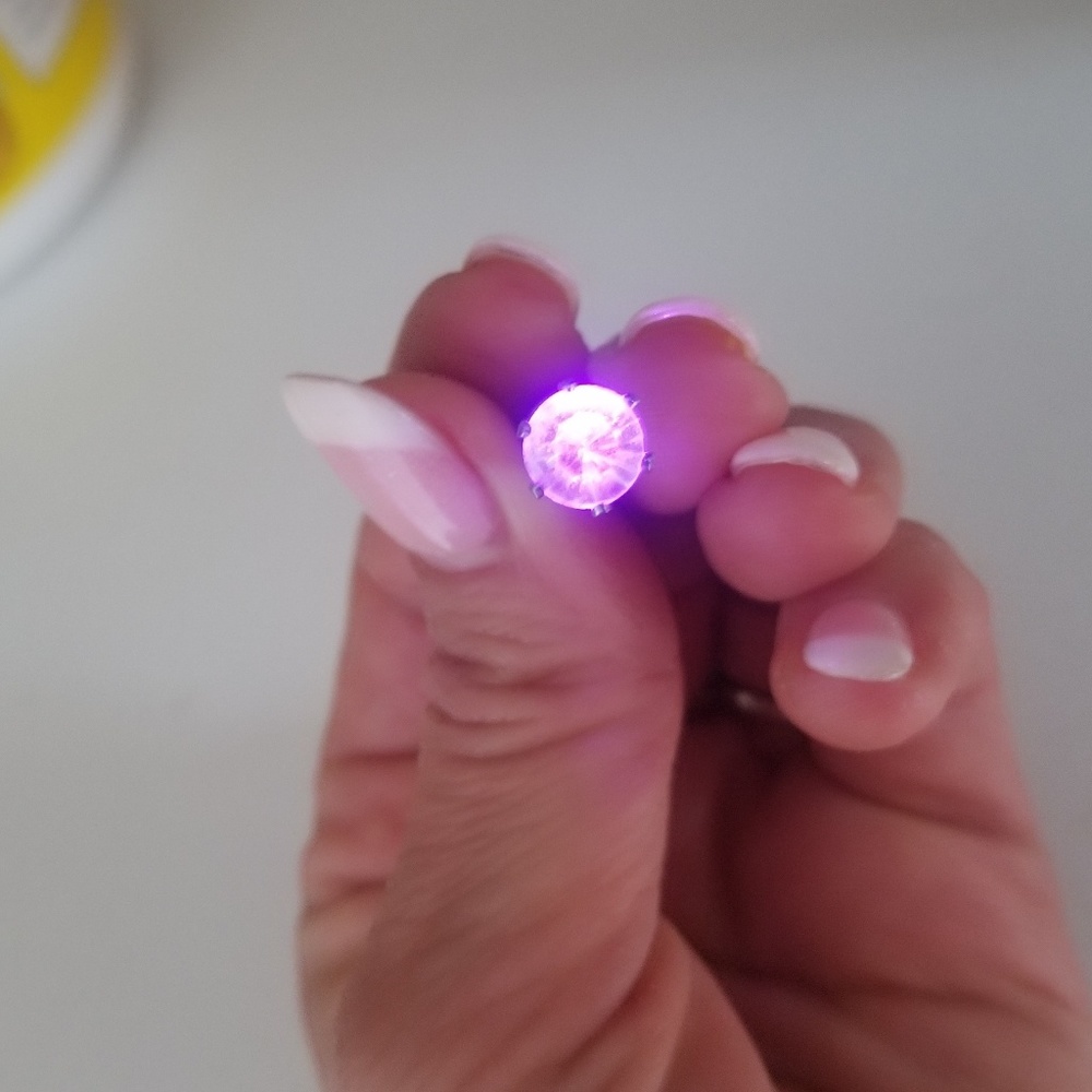 Lavender Light Up Studs! - Picture 3 of 4